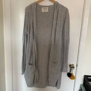 Long Hooded Cardigan